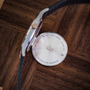 Close-up of the Chopard L.U.C XPS 1860 Officer Limited Edition For Hodinkee caseback engraved with XPS 1860, 12/25, and Limited Edition for Hodinkee, highlighting its exclusive white gold case and elegant guilloché dial.