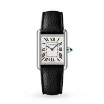 Tank Must de Cartier Large Model | 25.5mm, Steel, Leather, White Dial, Ref. WSTA0136