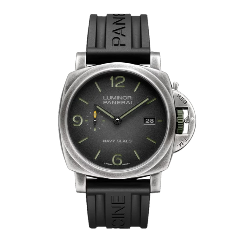 Panerai Luminor PAM01412 front on white background