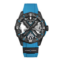 Diver X Skeleton Azure | 44mm, Titanium, Rubber