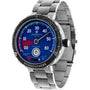 The Reservoir Hydrosphere Blue Hole is a stainless steel wristwatch with a blue dial, gauge-inspired markings, and Hydrosphere displayed on its bezel.