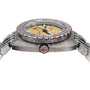 A close-up side view of the DOXA Sub 300T Clive Cussler, a Swiss automatic watch with HONOR OF CLIVE CUSSLER engraved on the case, a nautical emblem on the crown, and 1200 meters water resistance.