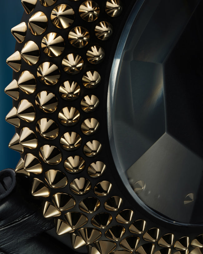 Gentissima Oursin 36 Black Titanium | 36mm, DLC coated grade 5 titanium and yellow gold, Women's Watch
