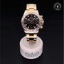Rolex Certified Pre-owned Daytona M116568BR-0006 front on black background
