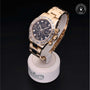 Rolex Certified Pre-owned Daytona M116568BR-0006 front on black background