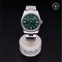 Rolex Certified Pre-owned Oyster Perpetual M124300-0005 front on black background