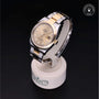 Rolex Certified Pre-owned Datejust M126203-0018 front on black background