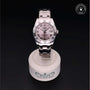 Rolex Certified Pre-owned Lady Datejust Pearlmaster M81319-0028 front on black background