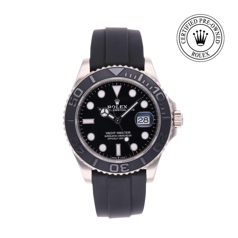 Rolex Certified Pre-owned Yacht-Master M226659-0002 front on white background
