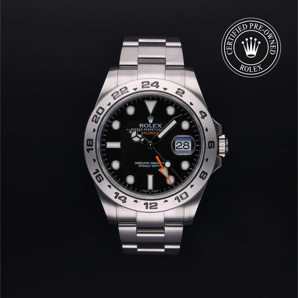 Rolex CPO Explorer M216570 front on white background