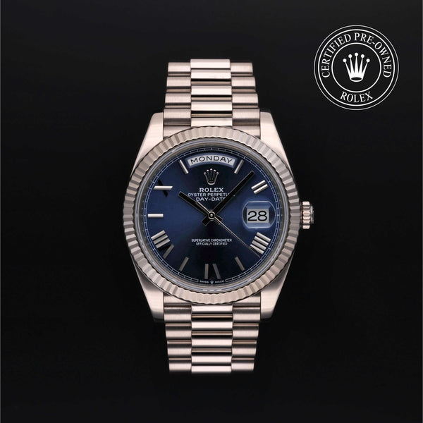 Rolex CPO Day-date M228239 front on white background
