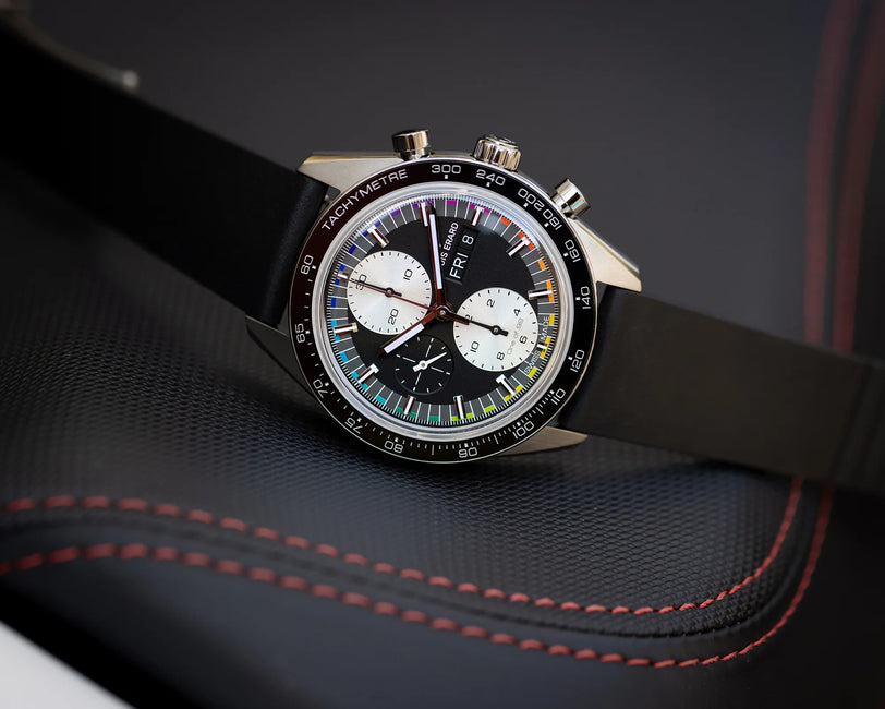 Louis Erard 2300 Sport Chronograph Rainbow Rolled Up