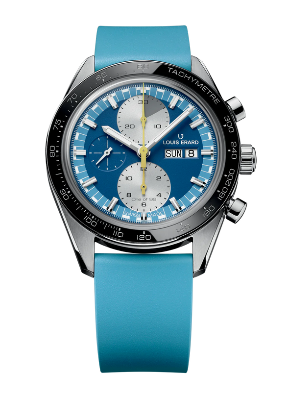 Louis Erard 2300 Sport Chronograph Blue Front