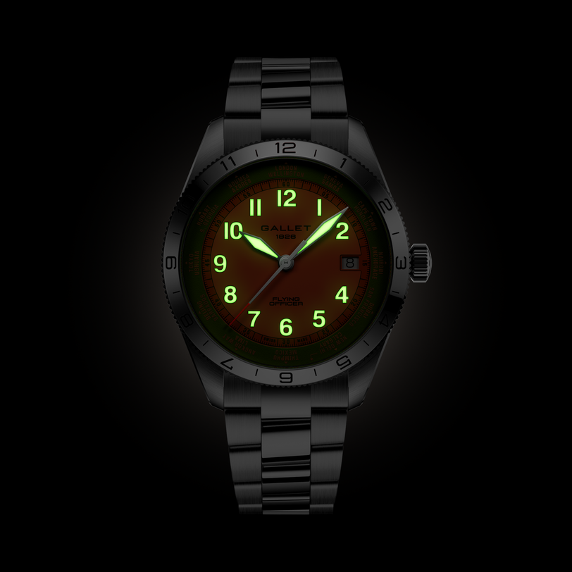 Flying Officer | 40mm, Steel Case, Steel Strap