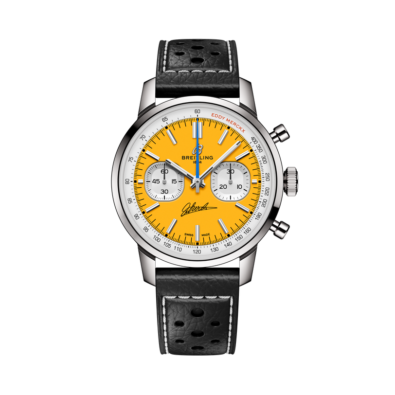 Top Time B01 Eddy Merckx | 41mm, Leather Strap, Men's Watch