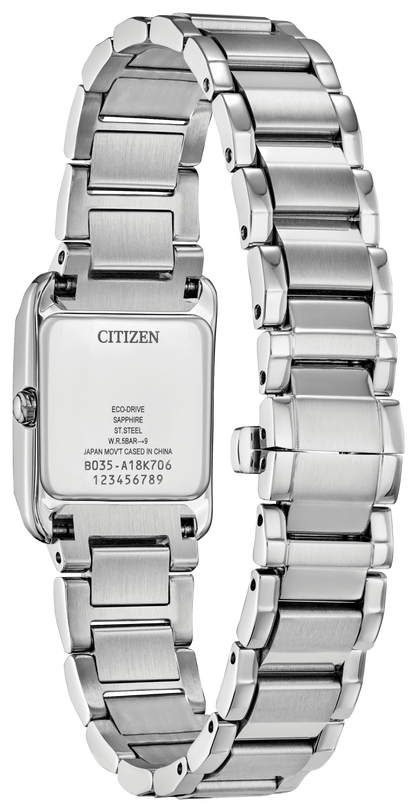 Citizen Bianca Steel 19 mm Eco Drive