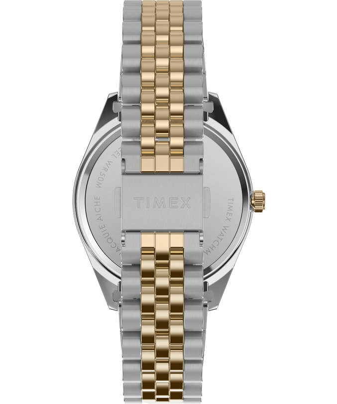 Timex Legacy x Jacquie Aiche Black Sunray Dial with Tribe Eye 36mm Stainless Steel Bracelet Watch