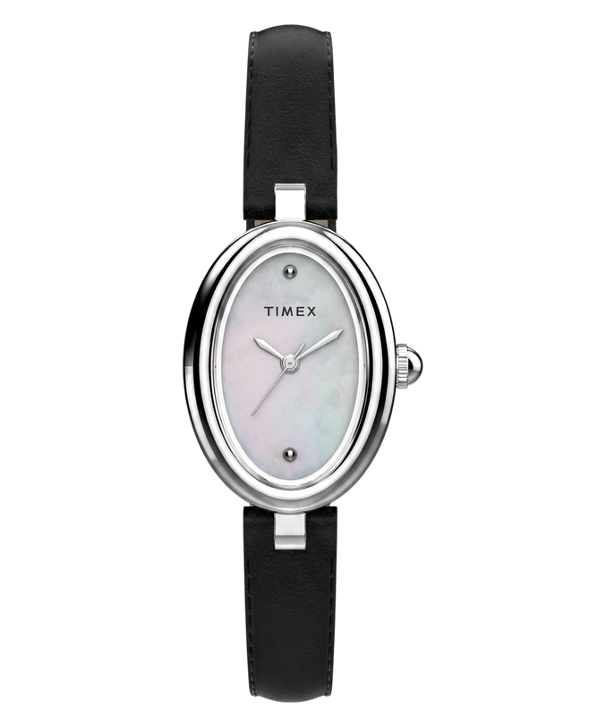 Cavatina® Luxe 22mm Leather Strap Watch