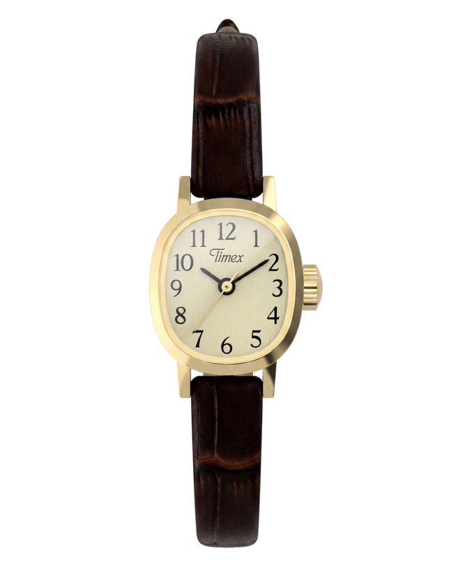 Cavatina® Mini 17mm Leather Strap Watch