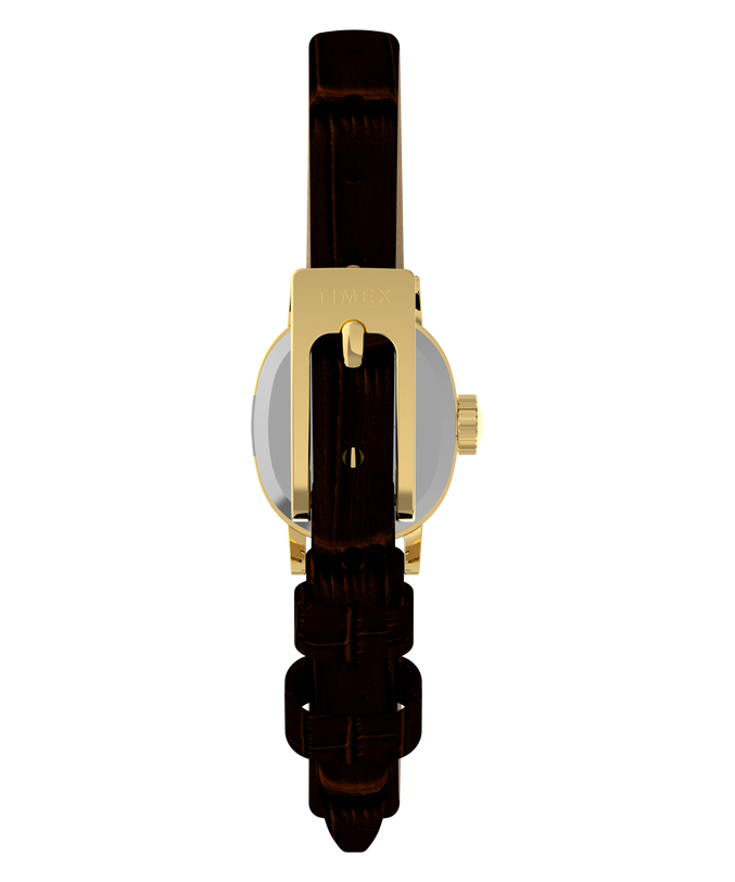 Cavatina® Mini 17mm Leather Strap Watch