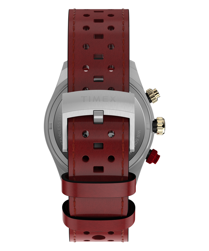 Waterbury Heritage Chronograph 39mm Leather Strap Watch