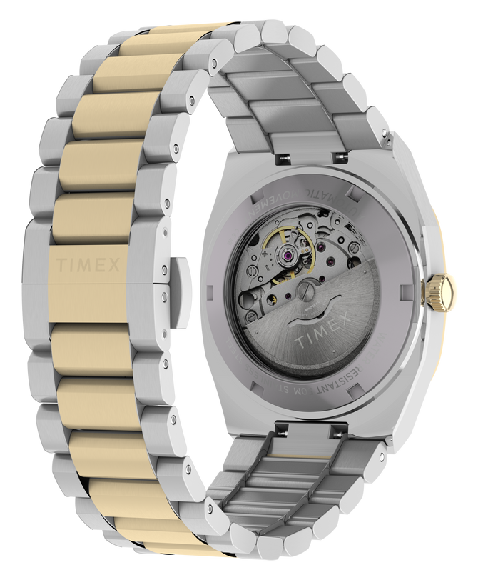 Automatic E Line | 38mm, Two-Tone Steel, Silver Dial