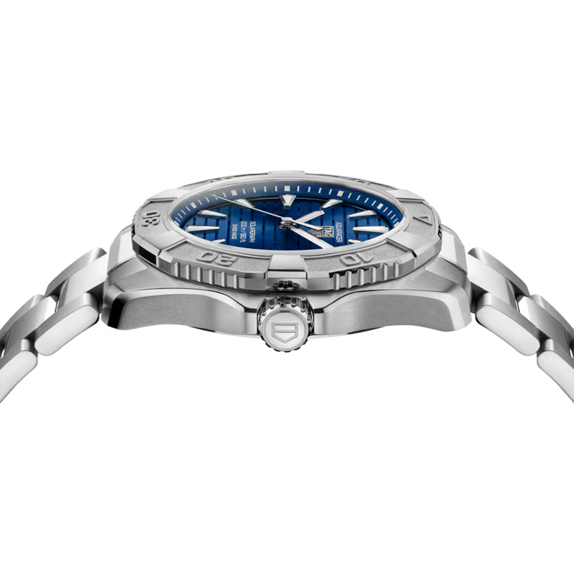 Aquaracer Professional 200 Solargraph | 40mm, Titanium, Blue Dial