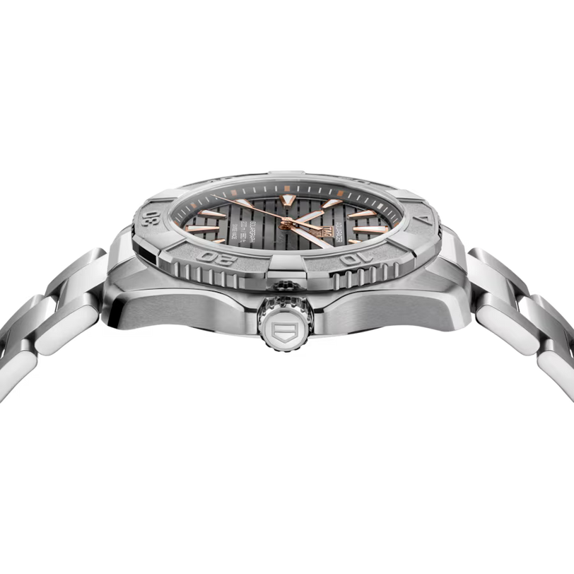 Aquaracer Professional 200 Solargraph | 40mm, Titanium, Grey Dial