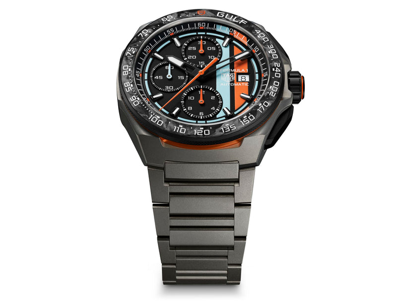 Formula 1 Chronograph x Gulf | 44mm, Titanium, Men's watch