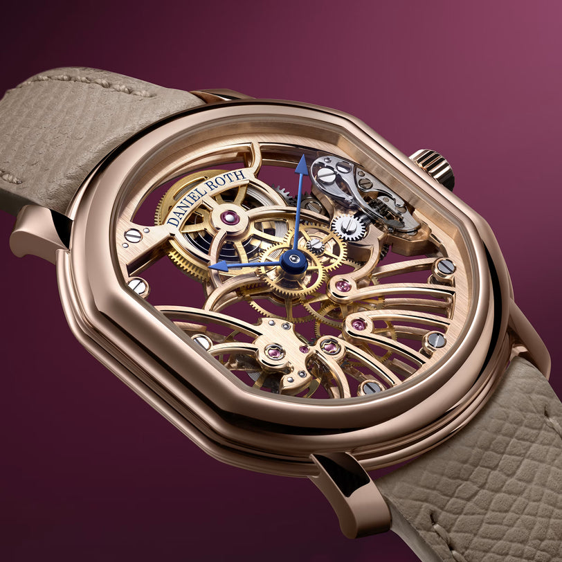 Extra Plat Rose Gold Skeleton | 38mm, Rose Gold, Men's Watch