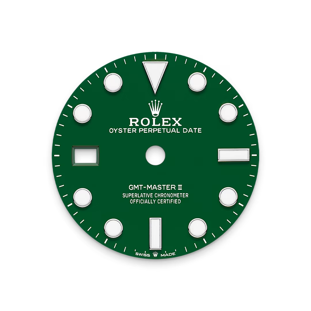 Green ceramic dial