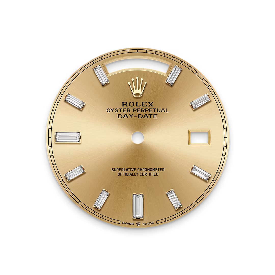 Champagne-colour dial