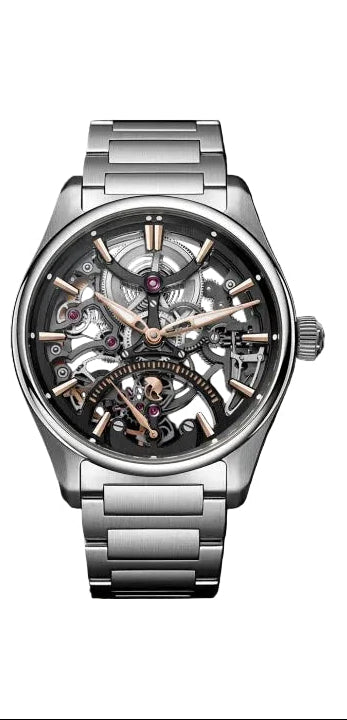 Pioneer Retrograde Seconds Skeleton | 40mm, Stainless Steel