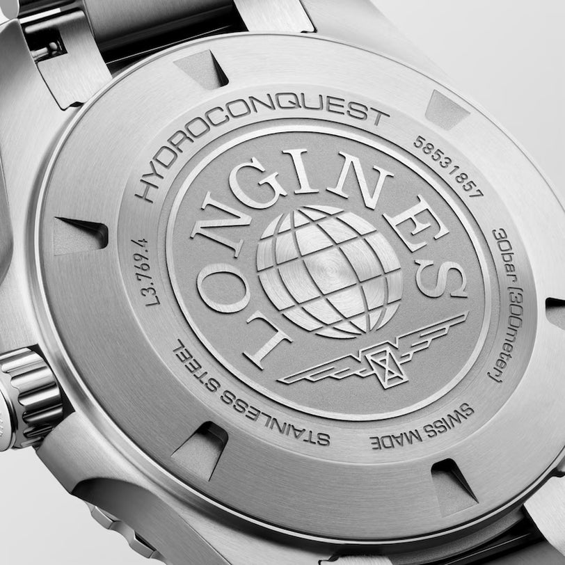 HydroConquest | 42mm, Stainless Steel, Blue Dial