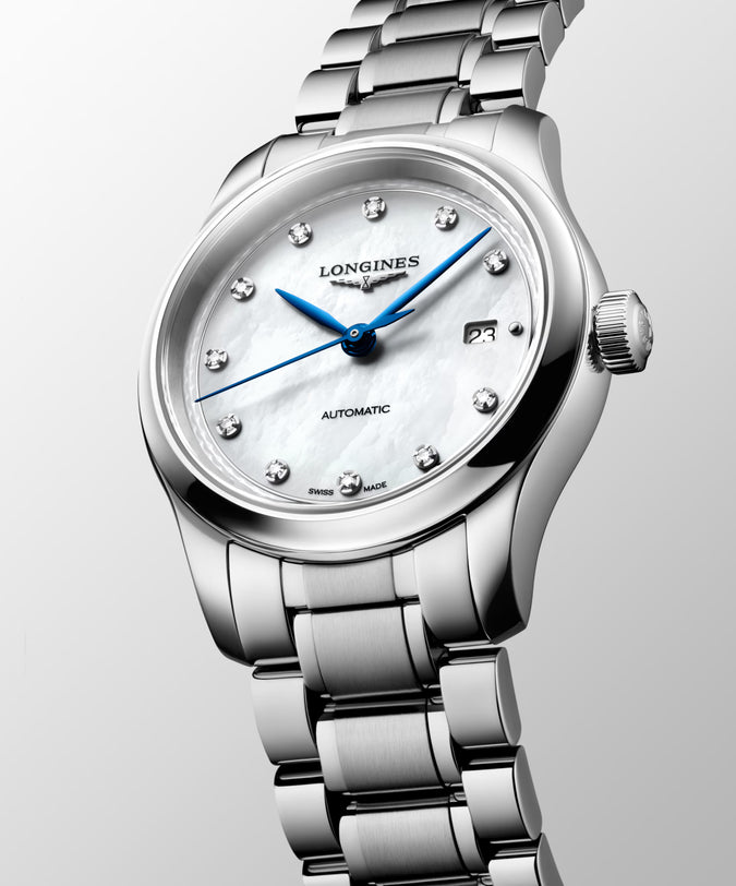 Master | 30mm, Stainless Steel, White mother-of-pearl Dial, Womens Watch