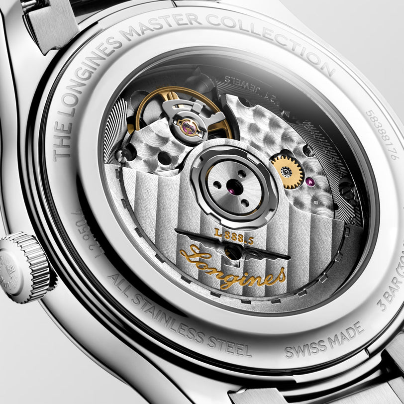 Master | 41mm, Stainless Steel, Blue "barleycorn" Dial, Mens Watch