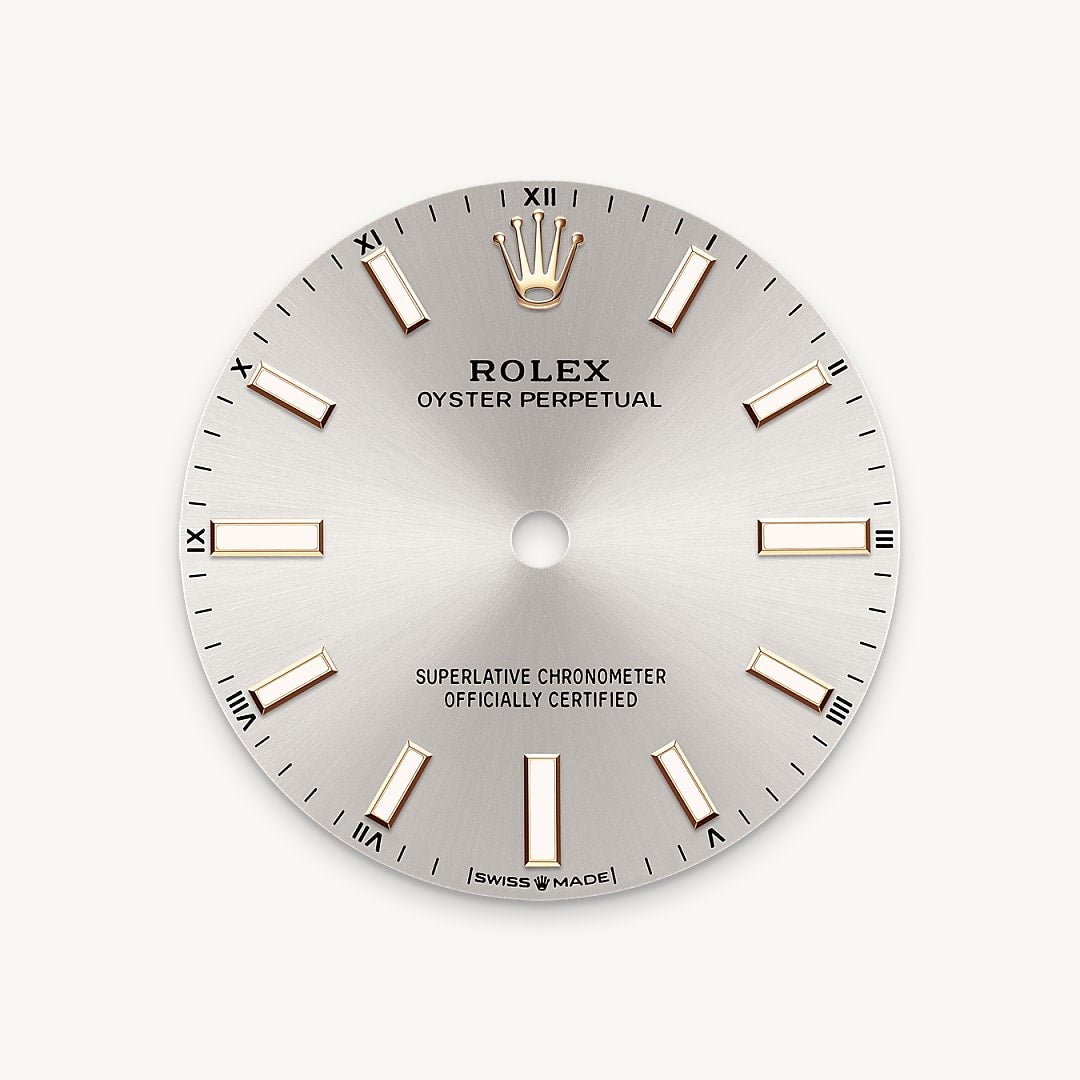Silver dial