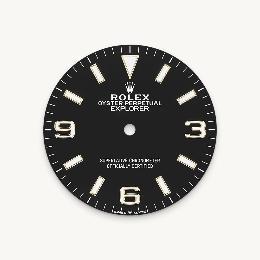 Black dial