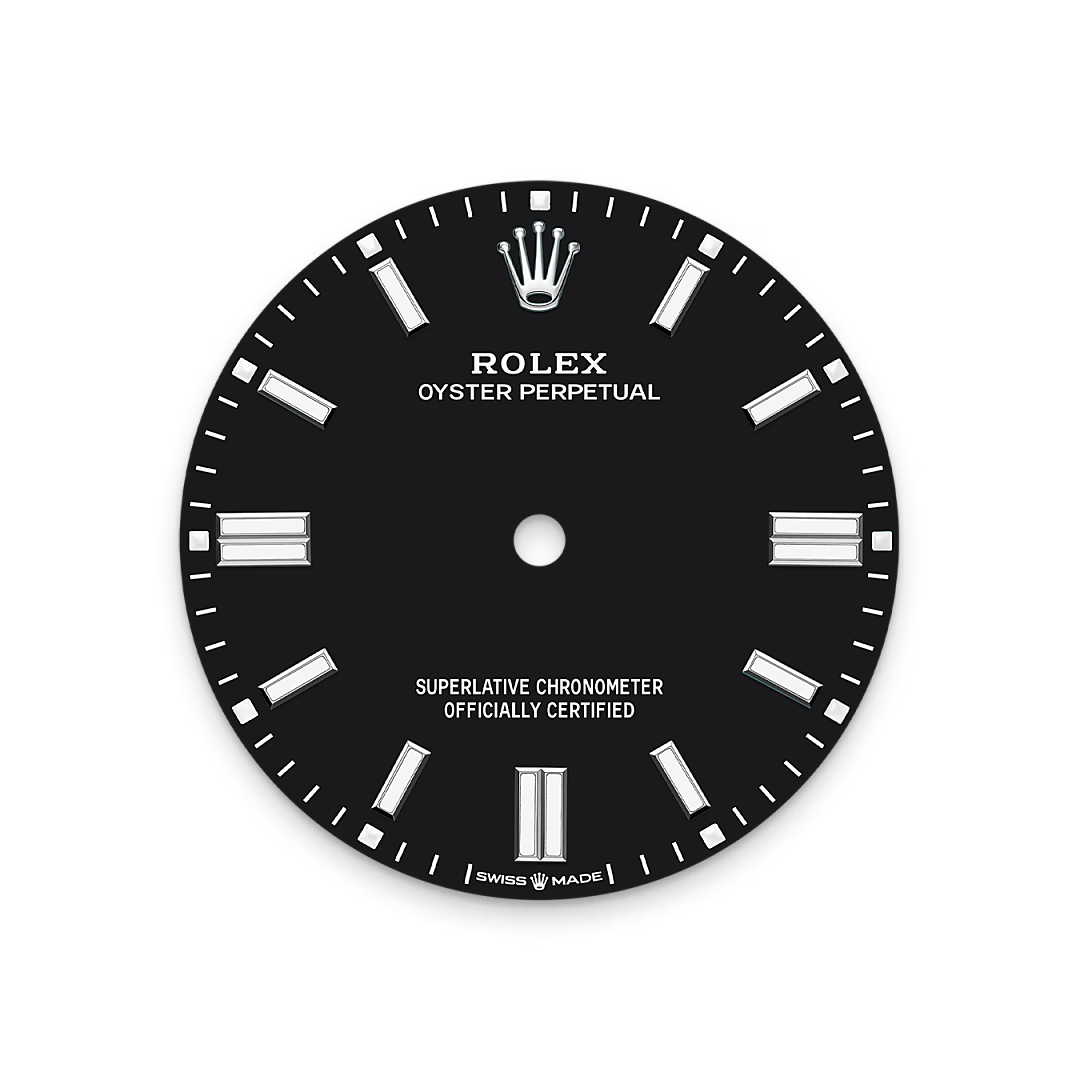 Black dial