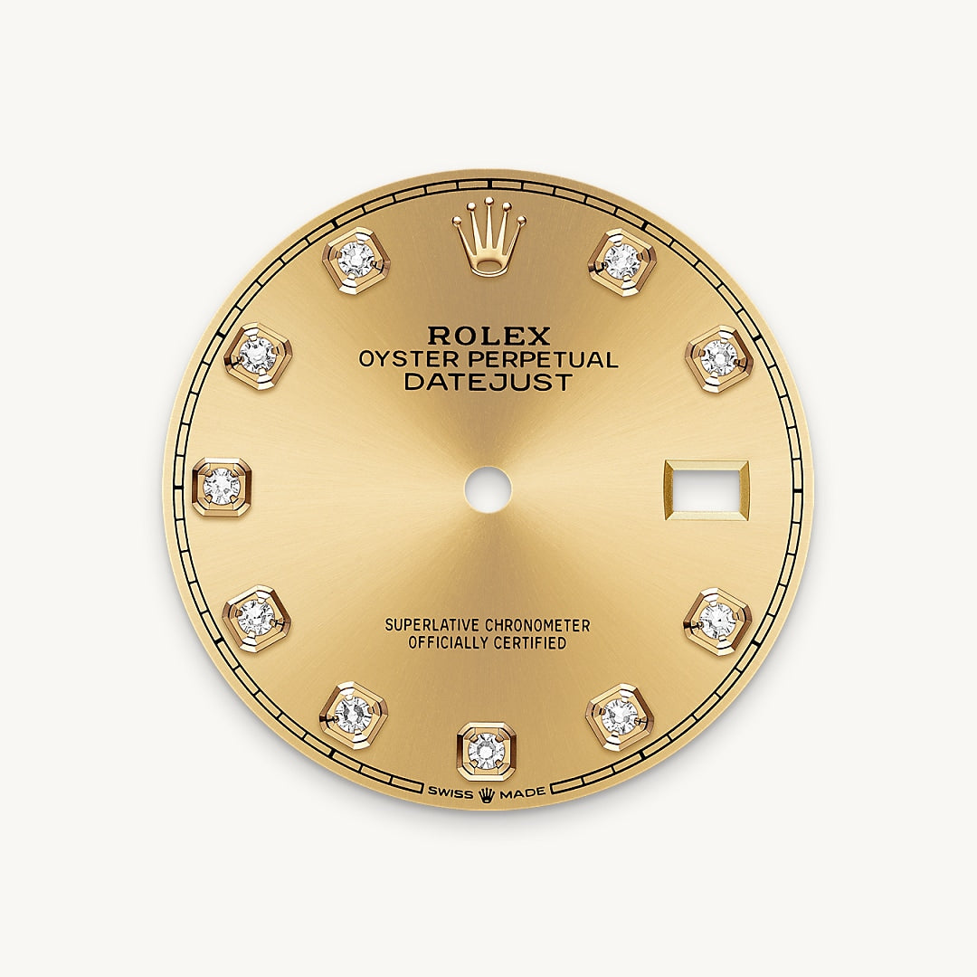 Champagne-colour dial