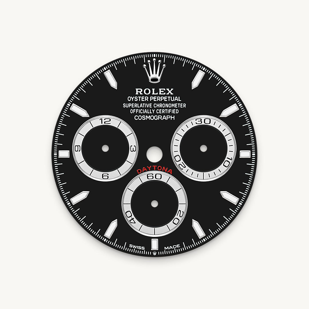 Black dial