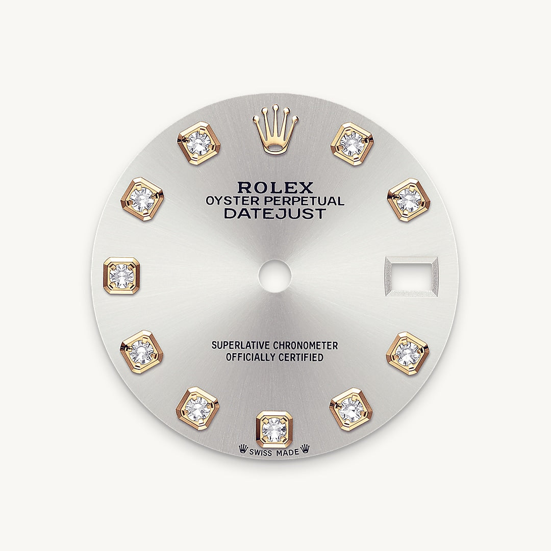 Silver dial