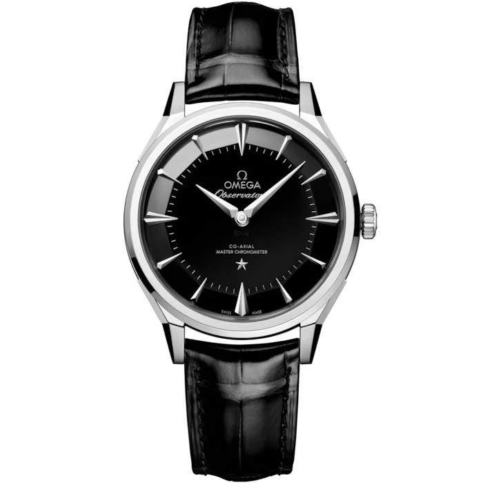 Constellation Observatory | 39mm, Glossy Leather Strap, Men's Watch