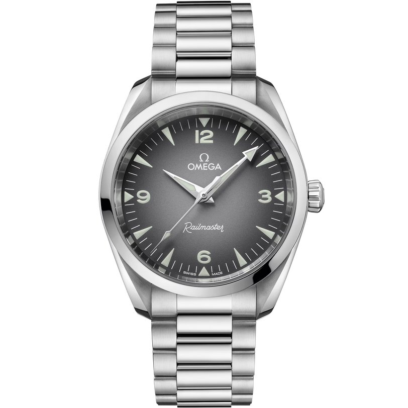 OMEGA Seamaster Railmaster Grey Dial Steel Bracelet