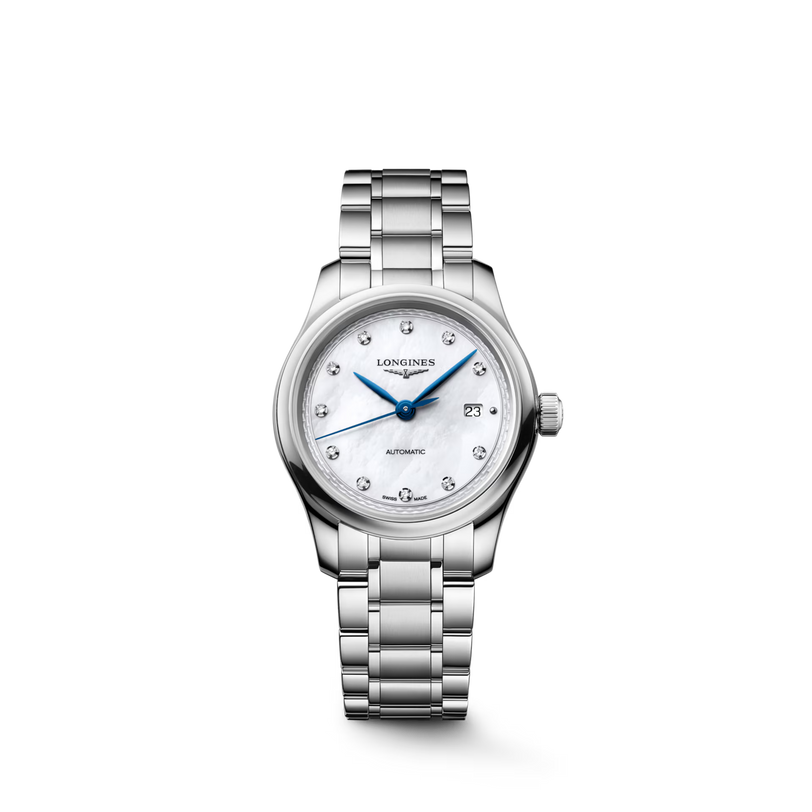 Master | 30mm, Stainless Steel, White mother-of-pearl Dial, Womens Watch