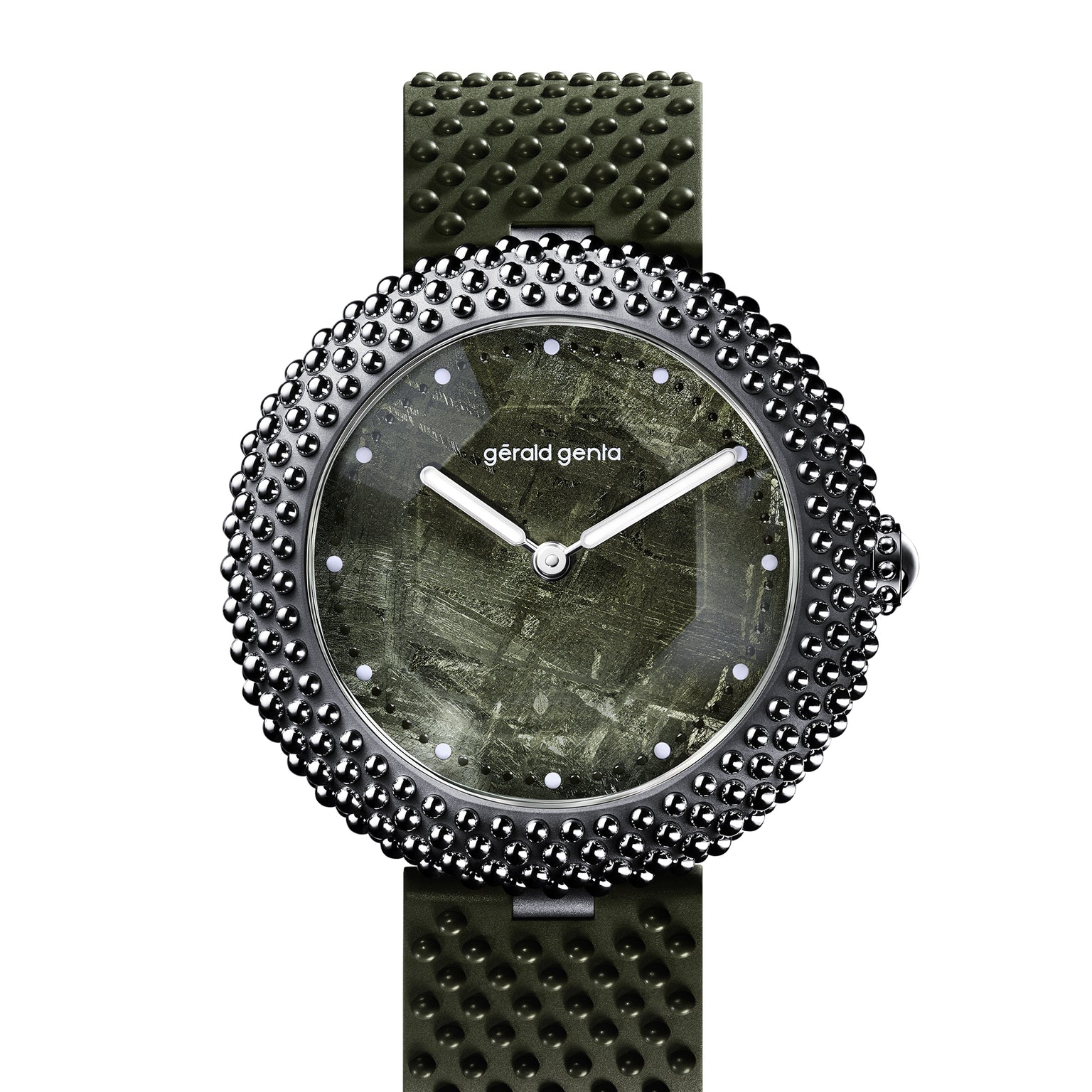 Gentissima Oursin 41 Green Meteorite | 41mm, Titanium