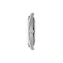 Visodate 39 watch with brushed metal case and circular dial, shown from the side.