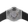Back view of the Classic Fusion Racing Grey Titanium showing the mechanism and HUBLOT logos