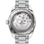 Back view of the OMEGA Seamaster Aqua Terra 150M, featuring the exposed Co-Axial Master Chronometer 8900 movement with visible gears and screws.