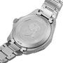 Back view of the TAG Heuer Limited Edition 1 of 500 Aquaracer Professional 300, featuring engraved text, unique number, and a helmet with hexagonal design—highlighting its calibre 5 automatic movement.